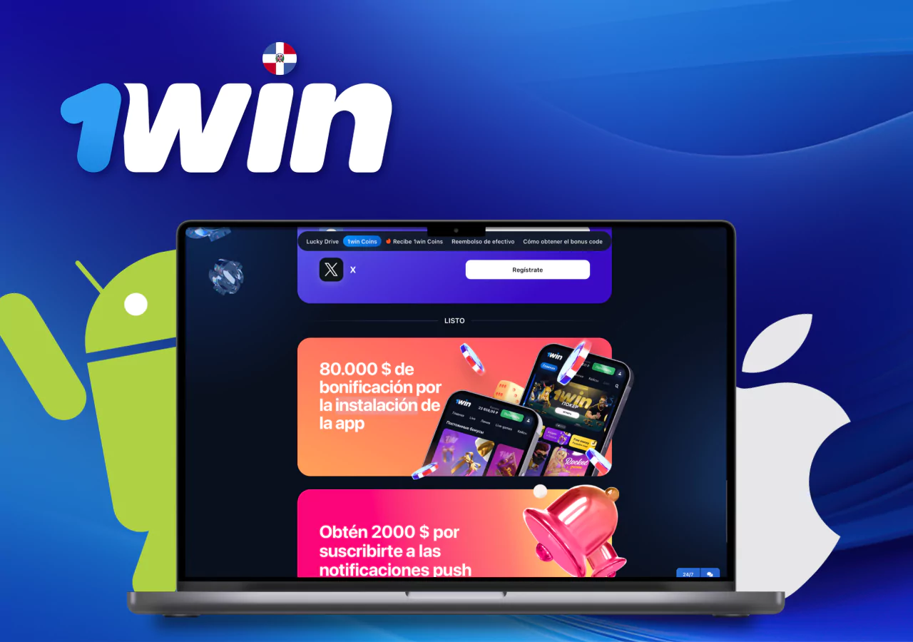 Bonificación de la casa de apuestas por instalar la aplicación móvil 1Win